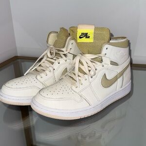 Nike Air Zoom Cream and Tan High-Tops